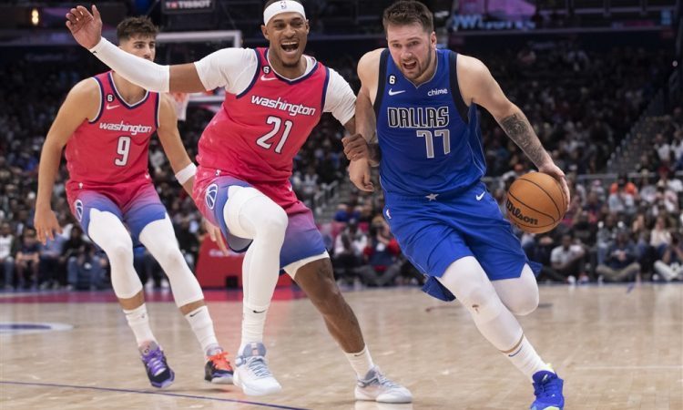 Dončićev Dallas tudi v Washingtonu praznih rok