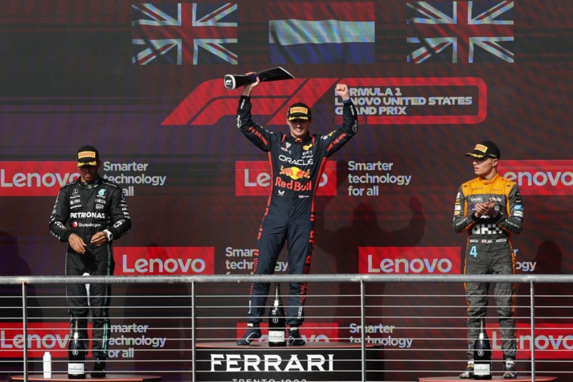 Verstappen zaokrožil teksaški konec tedna z jubilejno zmago