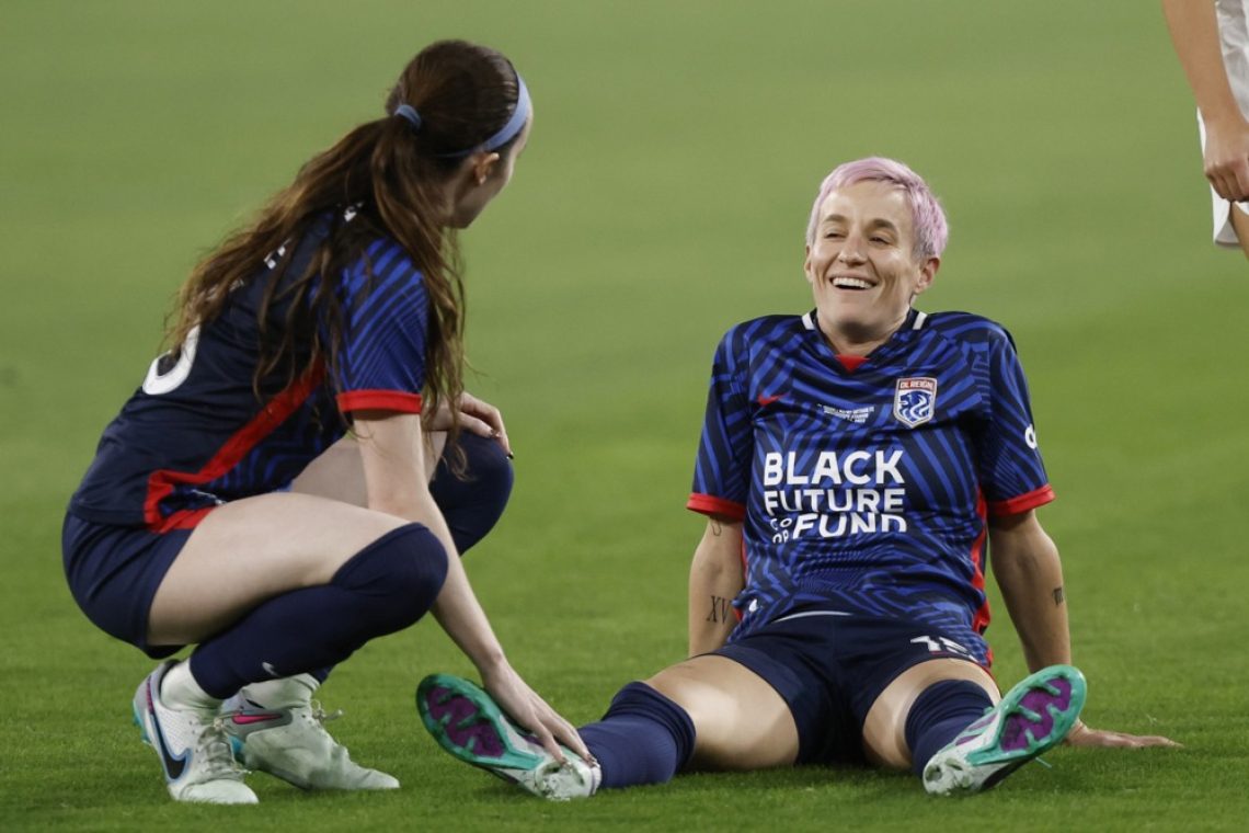 Rapinoe poškodovana v tretji minuti zadnje tekme v karieri