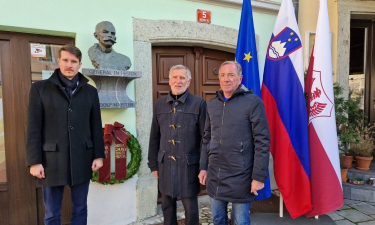 Junaštva Rudolfa Maistra in borcev za severno mejo so se spomnili tudi v Kranju 