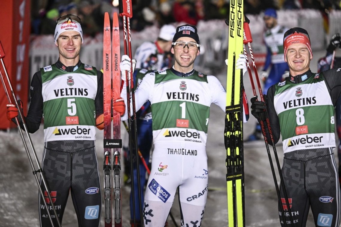 Riiber že zmaguje, Slovenca povprečna, a s točkami