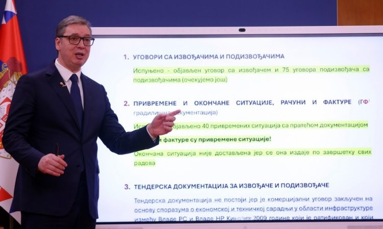 Vučićev šef kabineta je koordiniral aktivnosti pri gradnji železnice