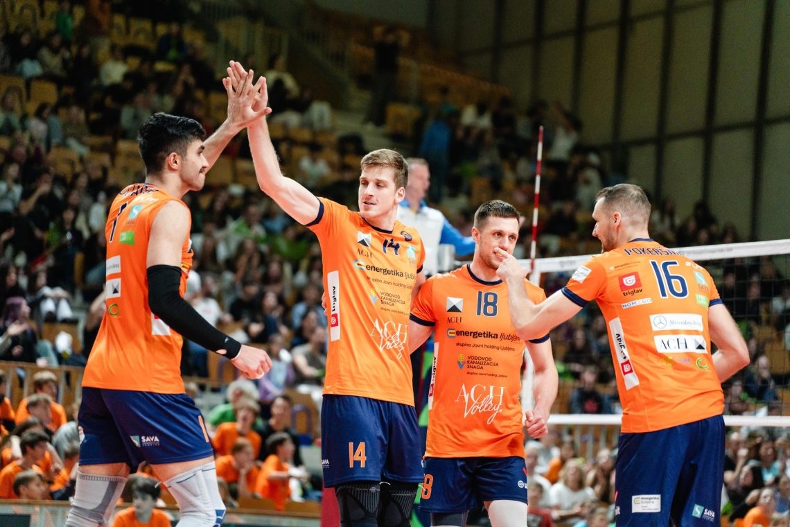 ACH Volley kljub oddanemu nizu do 20. prvenstvene zmage