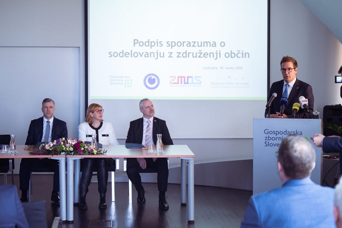 GZS in združenja občin sklenili partnerstvo za razvoj