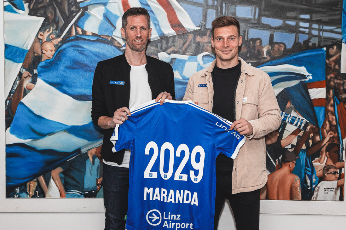 Manuel Maranda podaljšal pogodbo z Blau-Weiß Linz do leta 2029