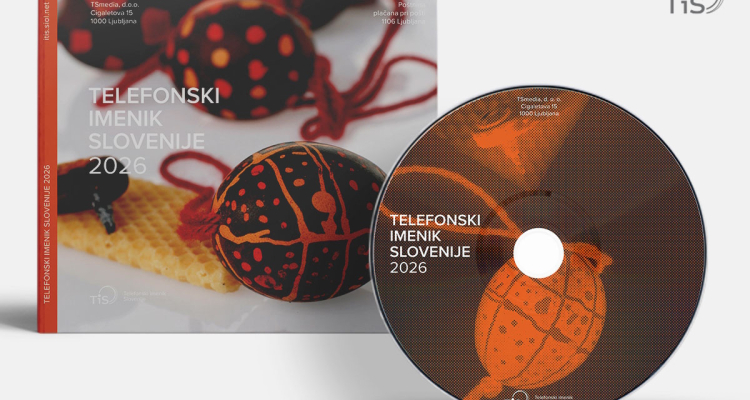 Telefonski imenik Slovenije 2026 na voljo na DVD in spletu