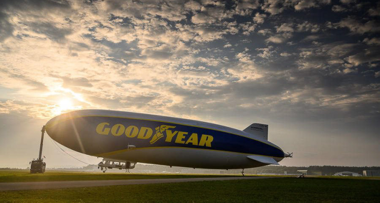 Goodyear Blimp se vrača nad Slovenijo