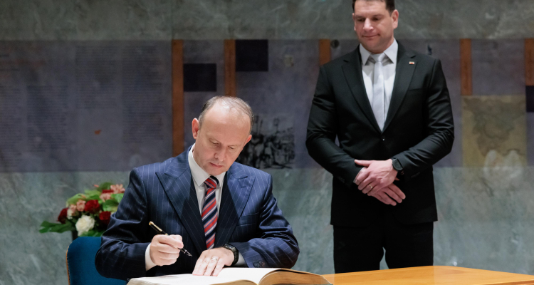 Stevanović v Ljubljani sprejel predsednika makedonskega parlamenta
